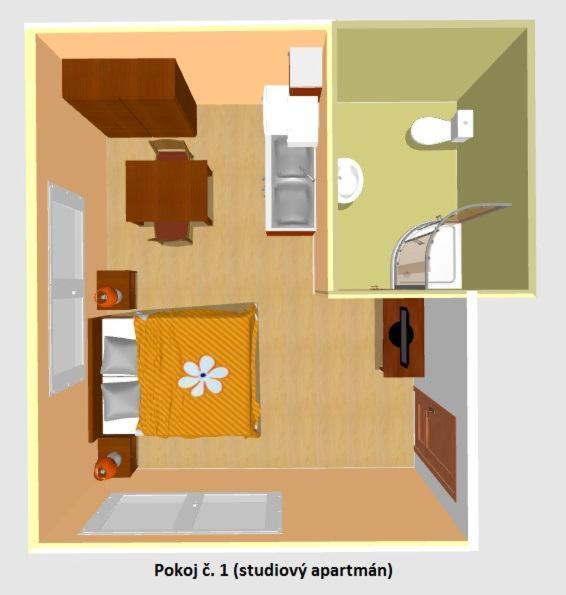 Cerny Kocour Apart Hotel Sarovy Ngoại thất bức ảnh